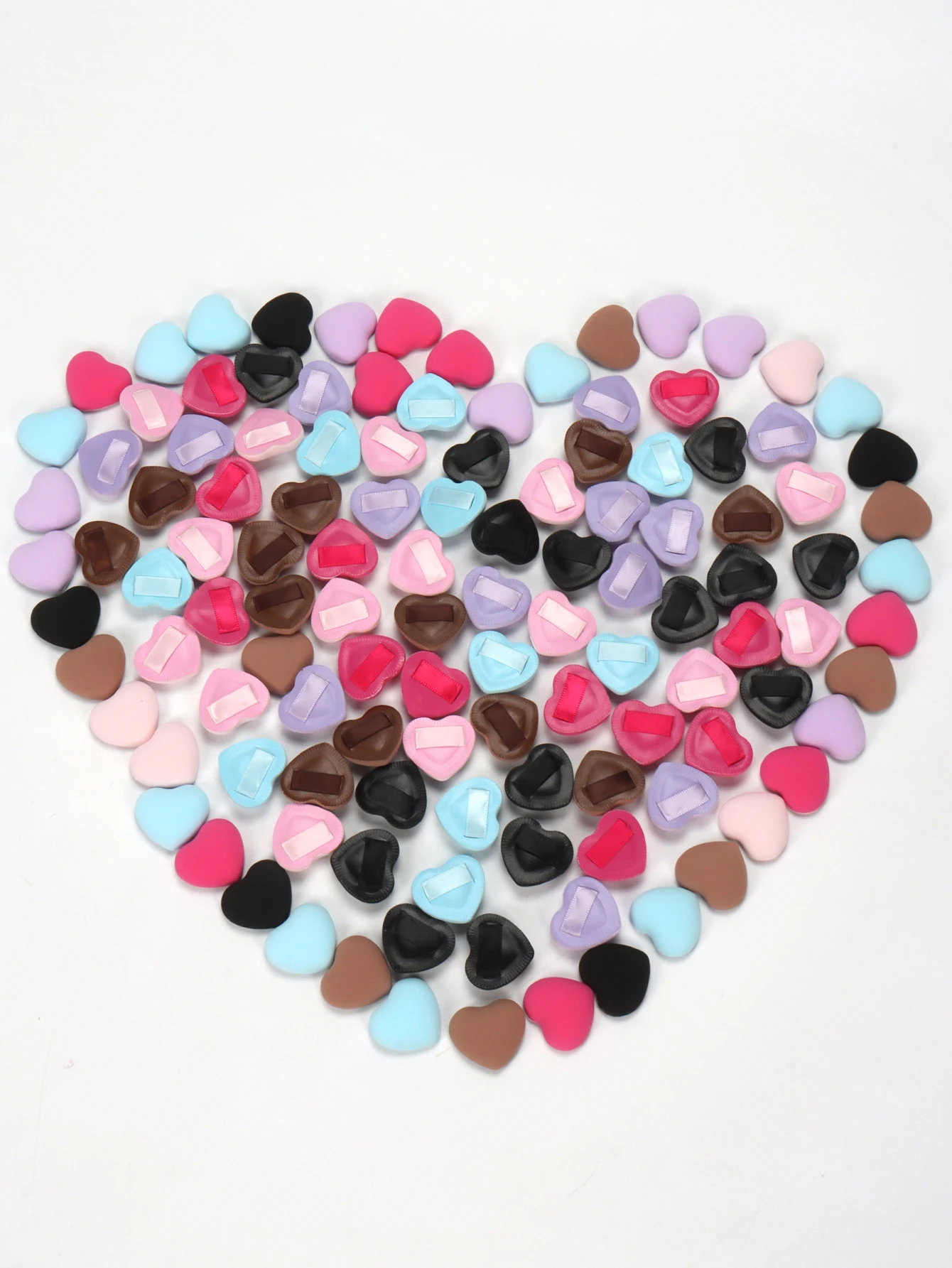 Random 5/10/15/20 Pieces of Ultra-Soft Cotton Candy Makeup Powder Puff, Wet or Dry Use, Air Cushion Powder Puff