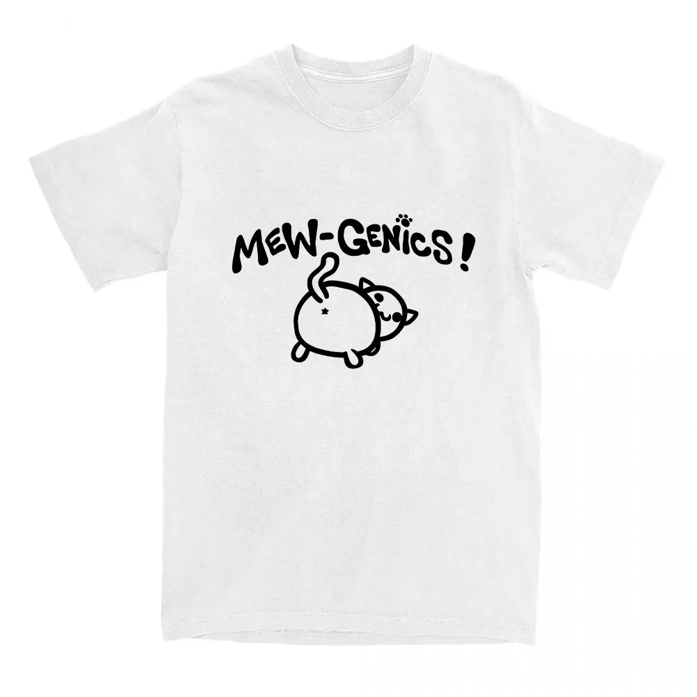 Funny Game MEWGENicS T-shirt Short Sleeve Cotton Women/Men Tshirts Streetwear Unisex Kawaii Cartoon Graphic Print T Shirt Female