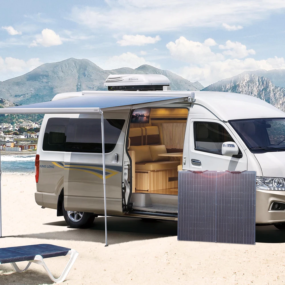 Solar Panels 100W 200W 300W 400W Solar Panel Kit or 18V Flexible Mono Photovoltaic Solar Plate Power 12V 24V Camping Car