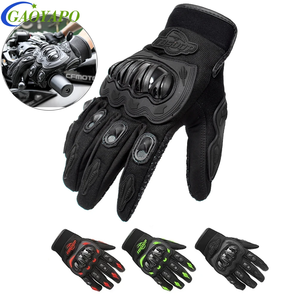 1Pair Motorcycle Gloves for Women Men Touch Screen Summer Motorbike Dirt Bike Full Finger Gym Gloves Cycling,Climbing Motocross