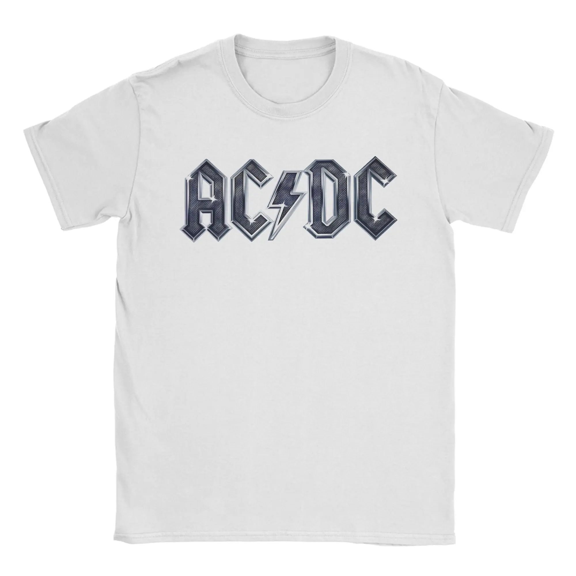 

AC-DC T Shirts Men Pure Funny T-Shirt Crew Neck Tees Short Sleeve Clothing