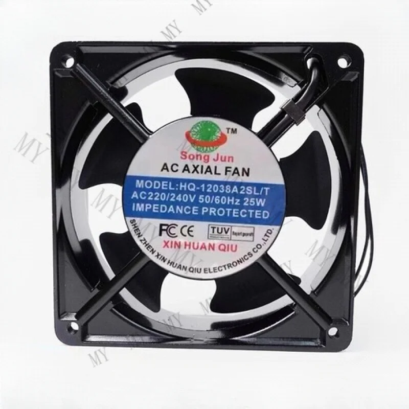 

Вентилятор осевой TT для SONG JUN HQ-12038A2SL/T 220В/240В 25Вт 12СМ