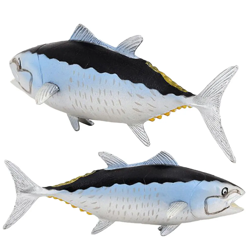 

2Pcs Sea Fish Sculpture Simulation Artificial Fish Decoration Desktop Decor Creative Color Cognition Desktop Craft