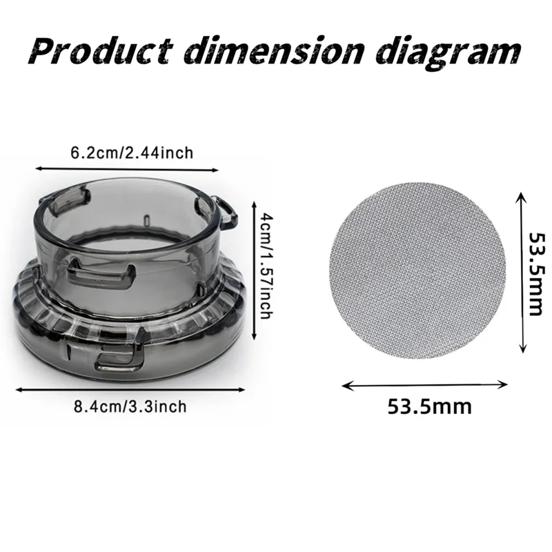 AF93-54 مللي متر قمع جرعات الاسبريسو وشاشة عفريت لمرشحات بريفيل باريستا بورتافلترز 8 سلسلة باريستا وبامبينو اسبريسو