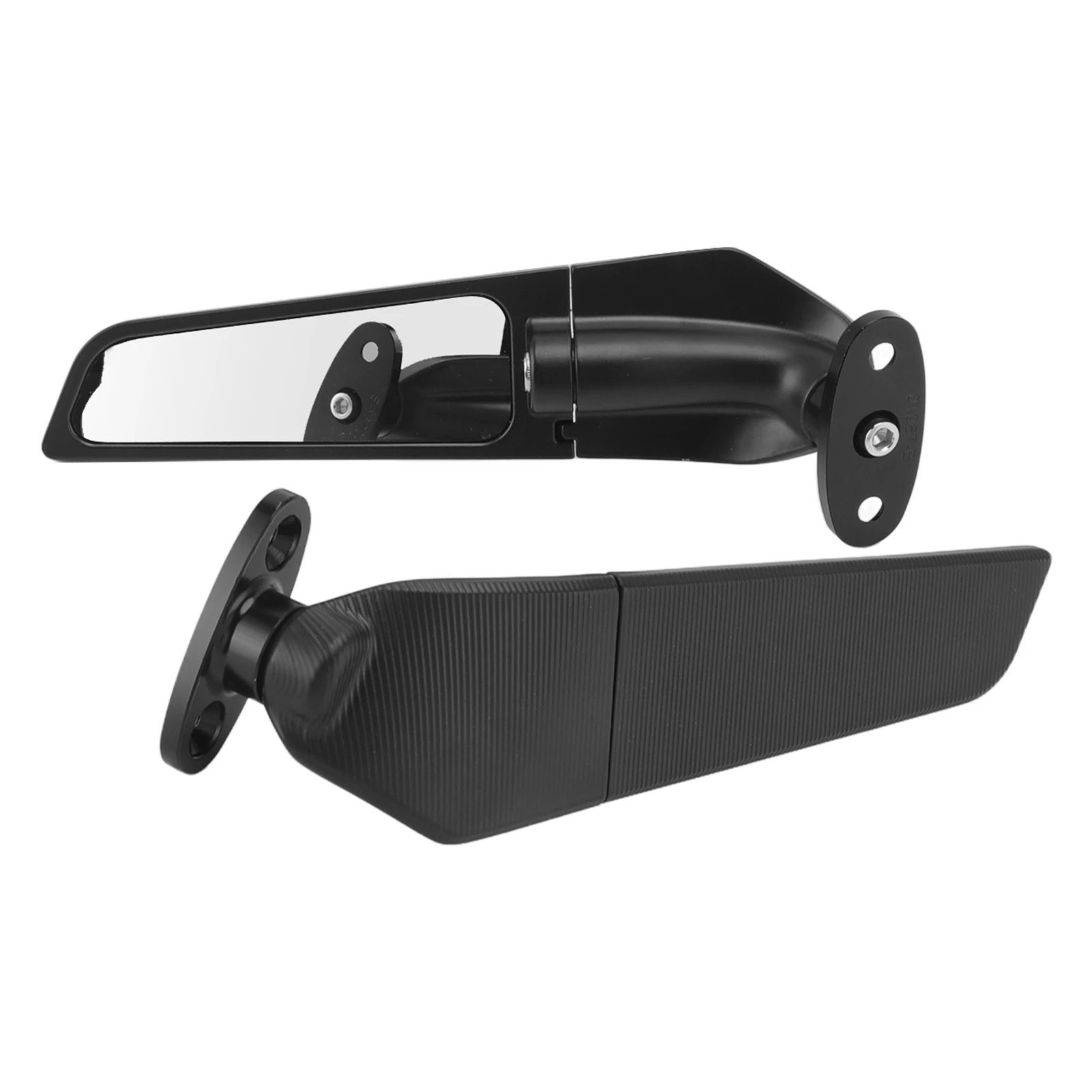 

1 пара алюминиевого сплава мотоциклетное зеркало заднего вида с ветровым крылом для HONDA CBR650R, регулируемое боковое зеркало