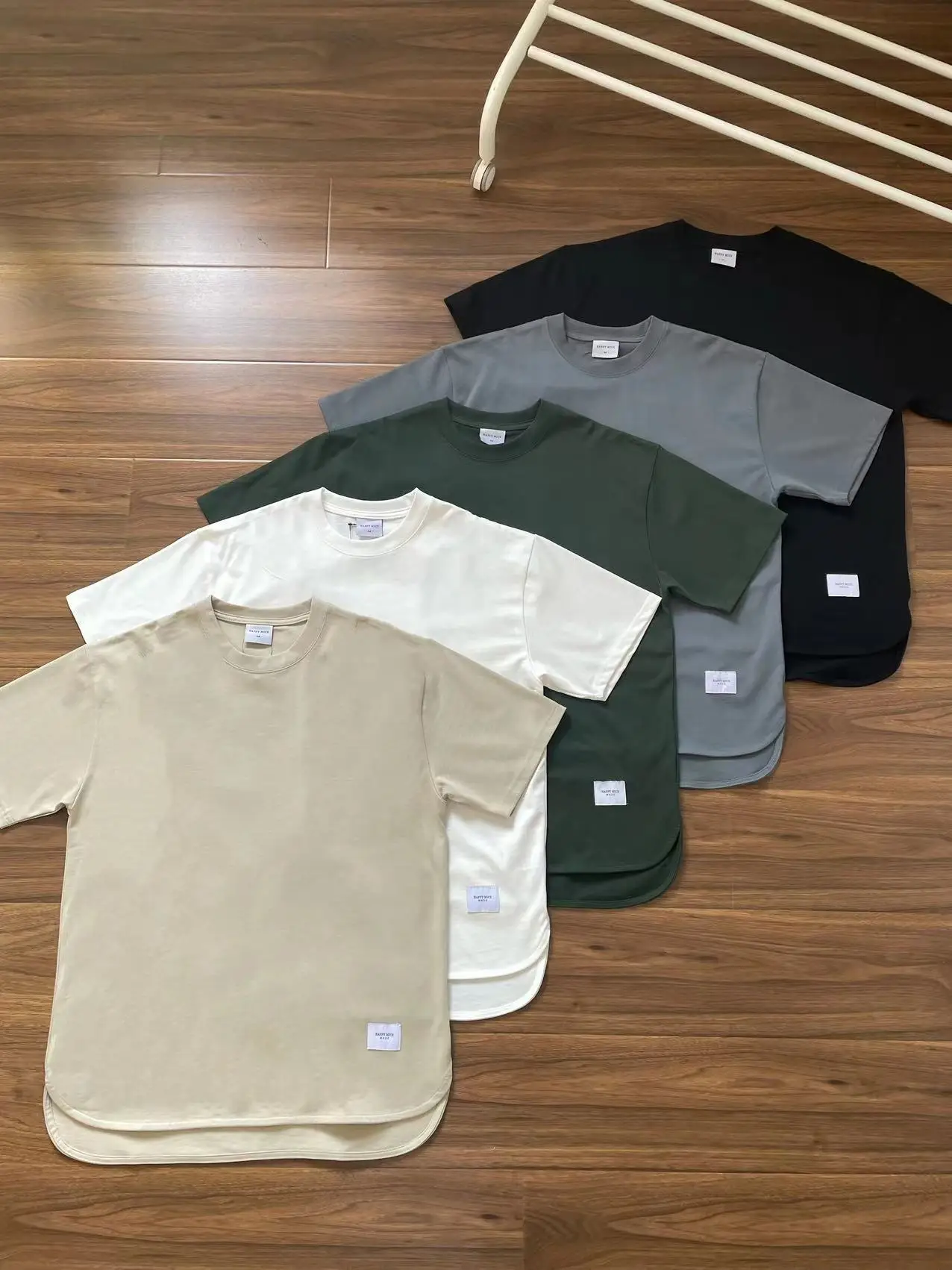 

Summer High amage Cotton round Ne ort Sve Loose Fit T-irt ex Base Layer Casual Top Faionable Street Sle