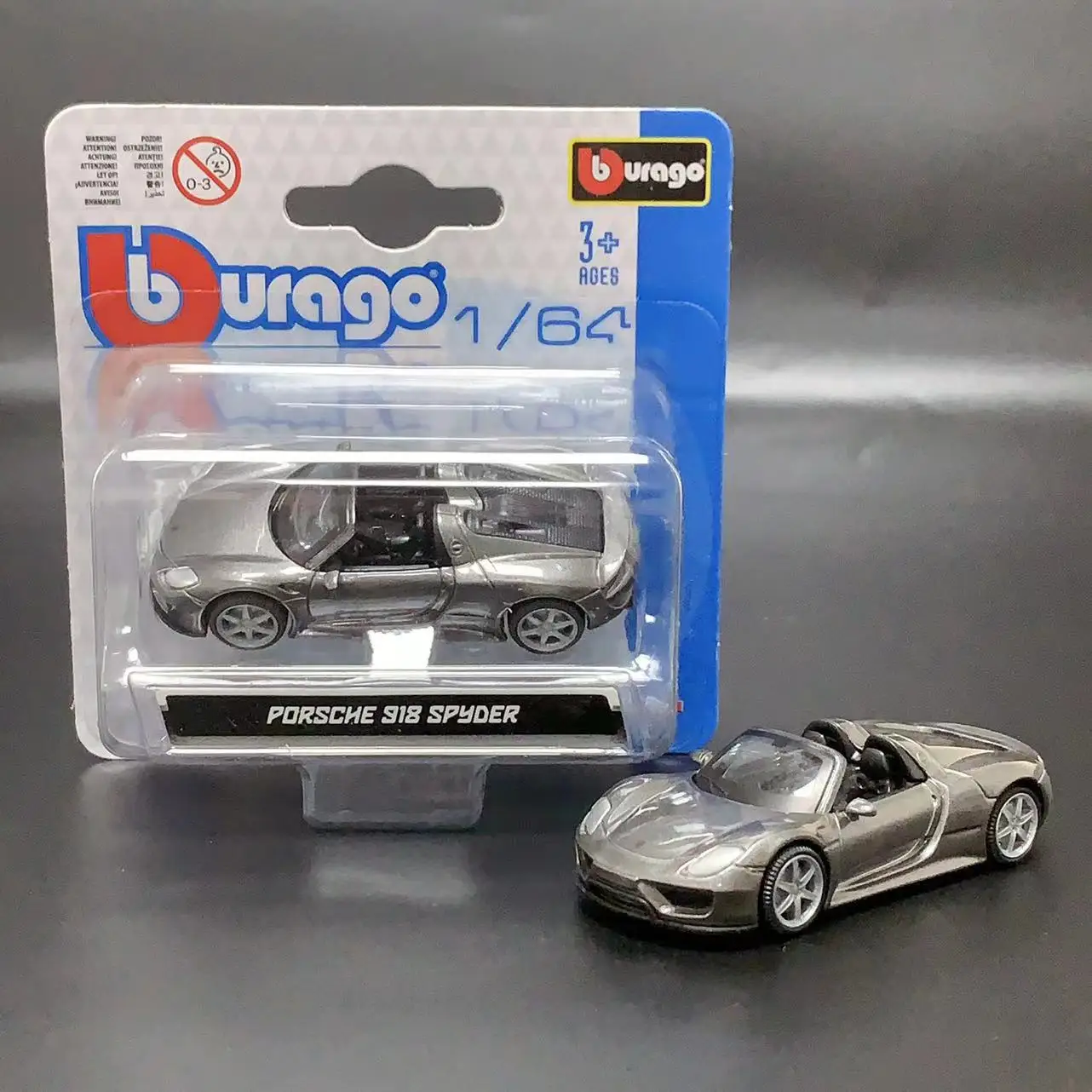 Original Bburago 1:64 Alloy Car Model BMW Porsche 911 Mustang GT Volkswagen Golf Ornament Custom Cars Model Birthday Gift