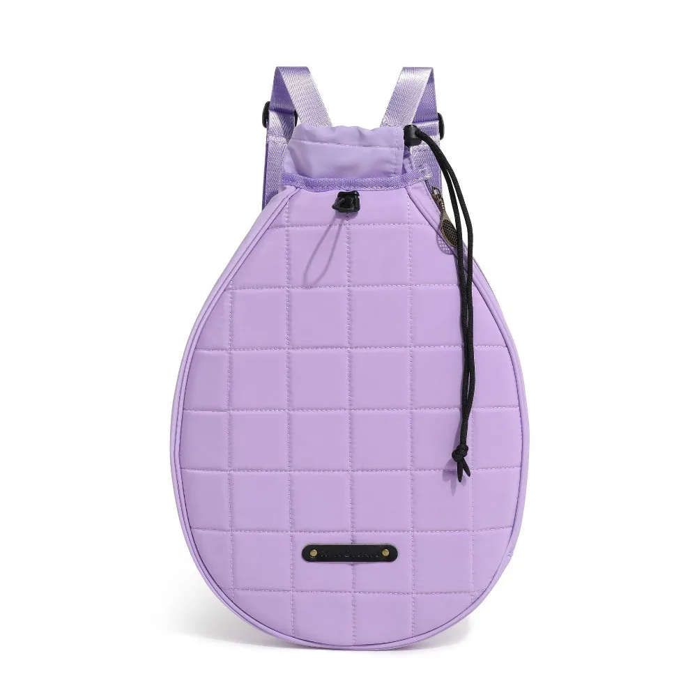 

Сплошной цвет, сумка для переноски теннисных ракеток, большая вместимость, сверхлегкая сумка-чехол для ракетки, портативный рюкзак для теннисной ракетки на молнии