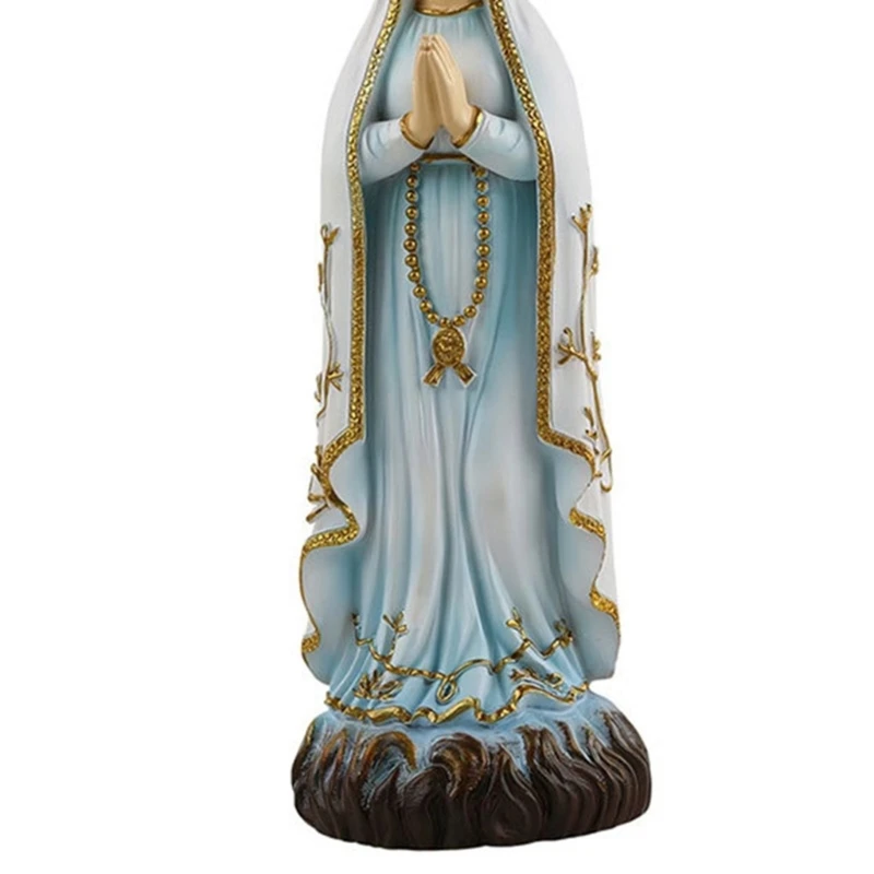 Virgins Marys Resins Statue Religion Jesuses Religious Statue Souvenir Interior Decoration Dropship