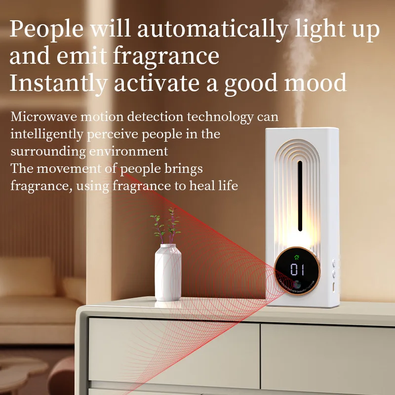 

2025 New Wall-mounted Sensor Aroma Diffuser Automatic Aroma Sprayer Intelligent Aroma Diffuser