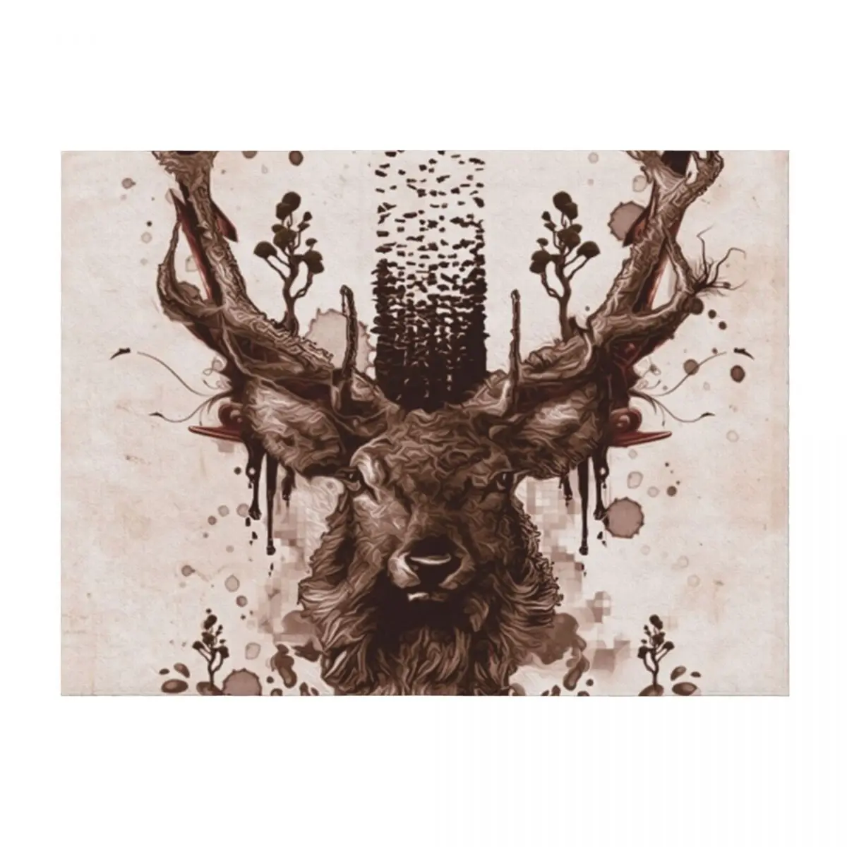 

Stag Throw Blanket Decorative Sofas Luxury St Luxury Designer Soft Blankets