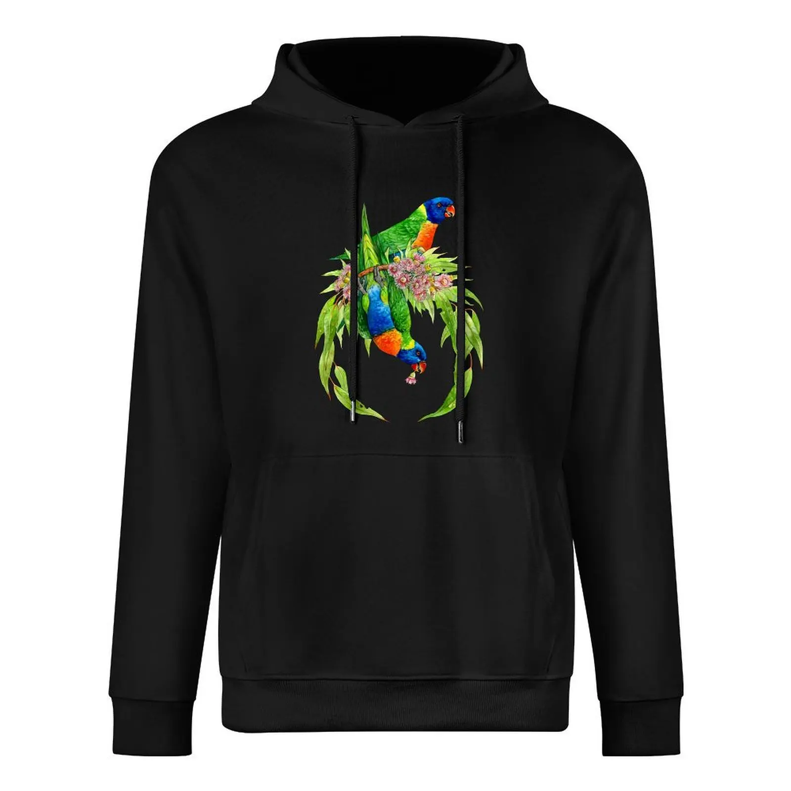 Rainbow Lorikeets Native Wreath Pullover Hoodie koreański styl odzież męska anime odzież bluza z kapturem oversize