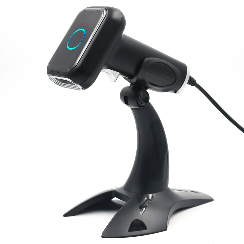 High-performance scanner 1D/2D/Qr Barcode Scanner Handsfree/Handheld with High Scanning Performance QR PDF417 Reader HS26