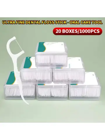 1/3/6/20 Box Portable Disposable Dental Floss Plastic Toothpick High-tension Dental Floss Stick Dental Floss Box ﻿Oral Care