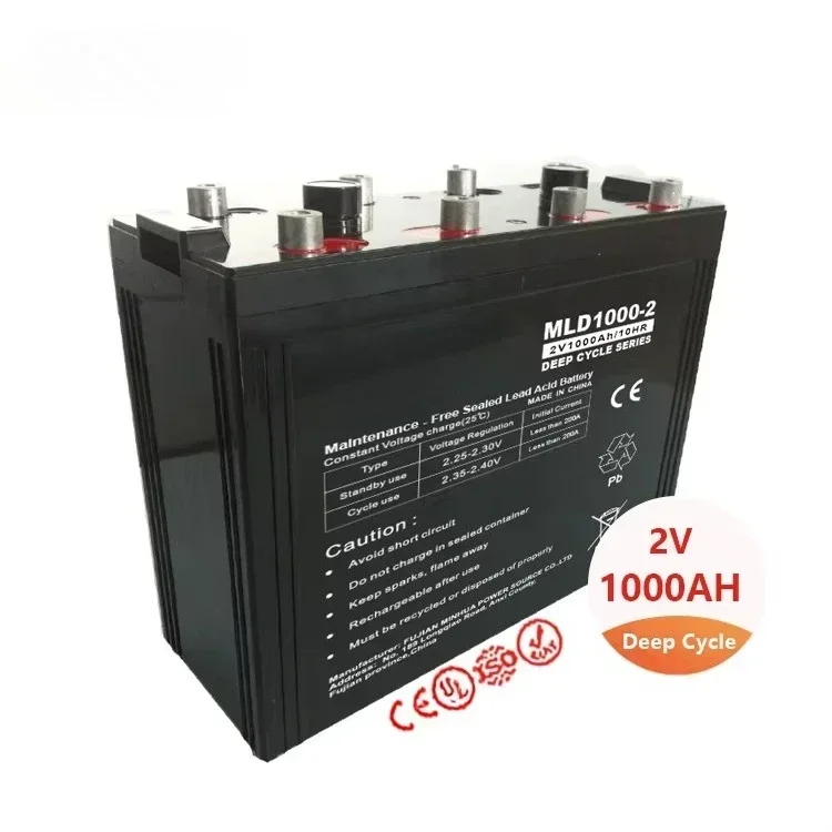 

MHB MLD1000-2 2V 1000Ah Lead Acid VRLA Deep Cycle Battery for Solar System - 2 Volt High Capacity Storage Solution