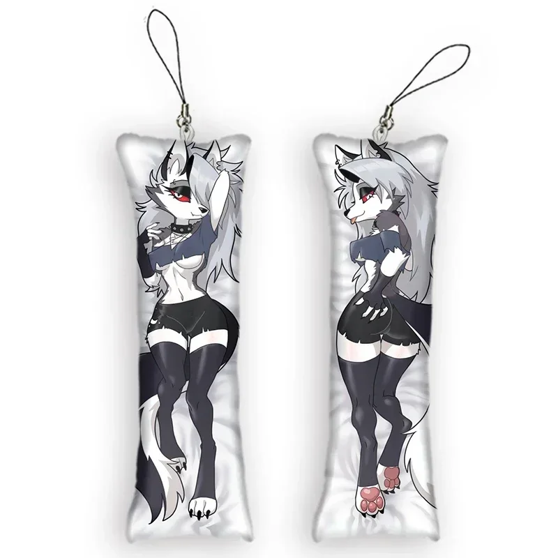 

New Pattern Hot Selling Item Keychain Loona (helluva Boss) Dakimakura Mini Pendant Furry Double-Sided Print Ornament Cute Small