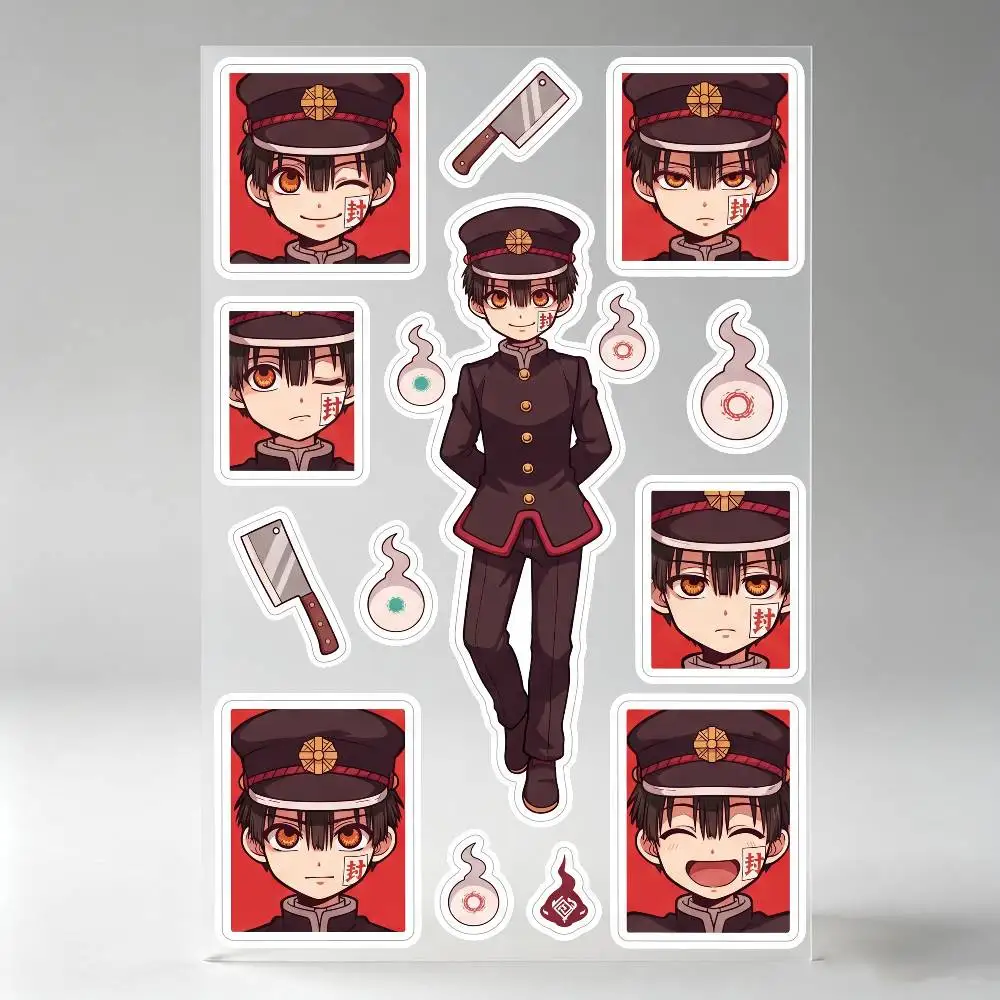 Toilet Bound Hanako Kun Stickers Auto Body Bumper Windows Motorcycle Laptop Walls Vinyl Decal Car Tuning Accessories