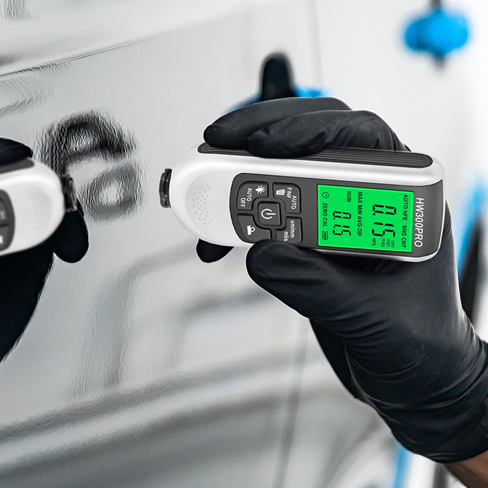 

Digital Coating Thickness Gauge Black Paint Depth Meter Automotive Tester Metal Surface Treatment Instruments Gauges Paint Meter