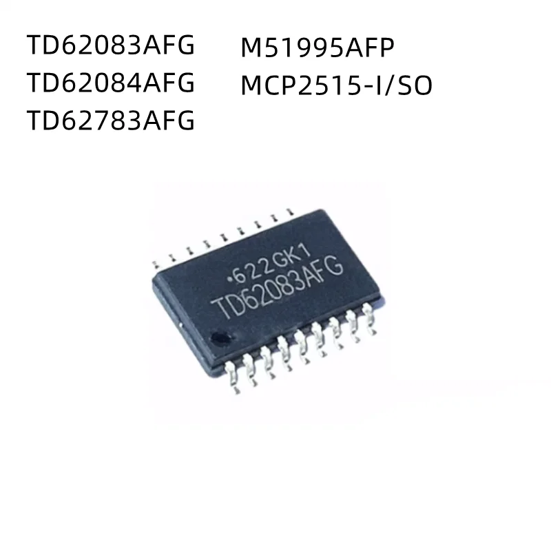 10Pcs/Lot TD62083AFG TD62084AFG TD62083AF TD62084AF TD62783AFG TD62783AF M51995AFP M51995FP MCP2515-I/SO MCP2515 SOP New chip
