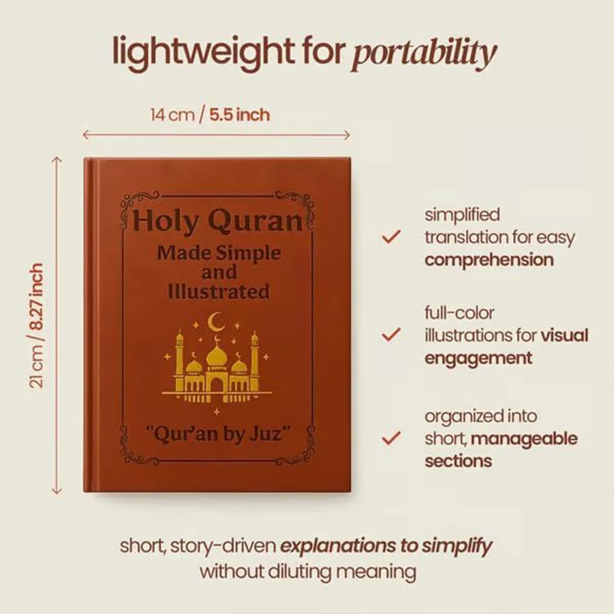 Simplified Holy Quran Reading Journey Visual Thematic Guide All Surahs Breakdown Starter Reference