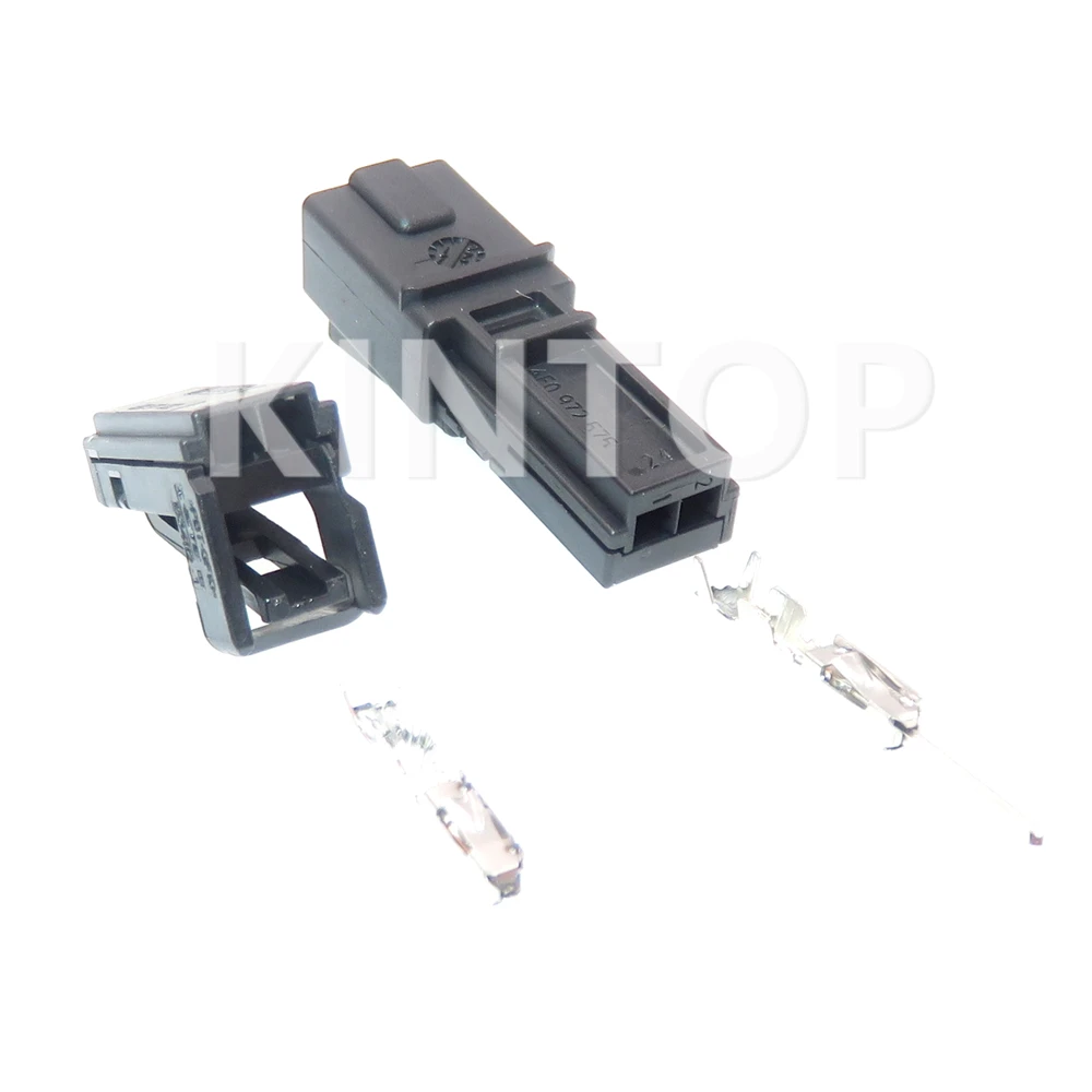 Arnés de cables para lámpara de matrícula de coche, 1-1534113-1 1534155-1, 2 pines, enchufe para VW Audi 4B0971832 4E0972575, 1 Juego