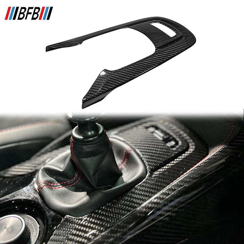 

For TOYOTA Corolla GR Real Dry Carbon Fiber Central Control Gear Control Shift Panel Interior Modification Accessories 23-25