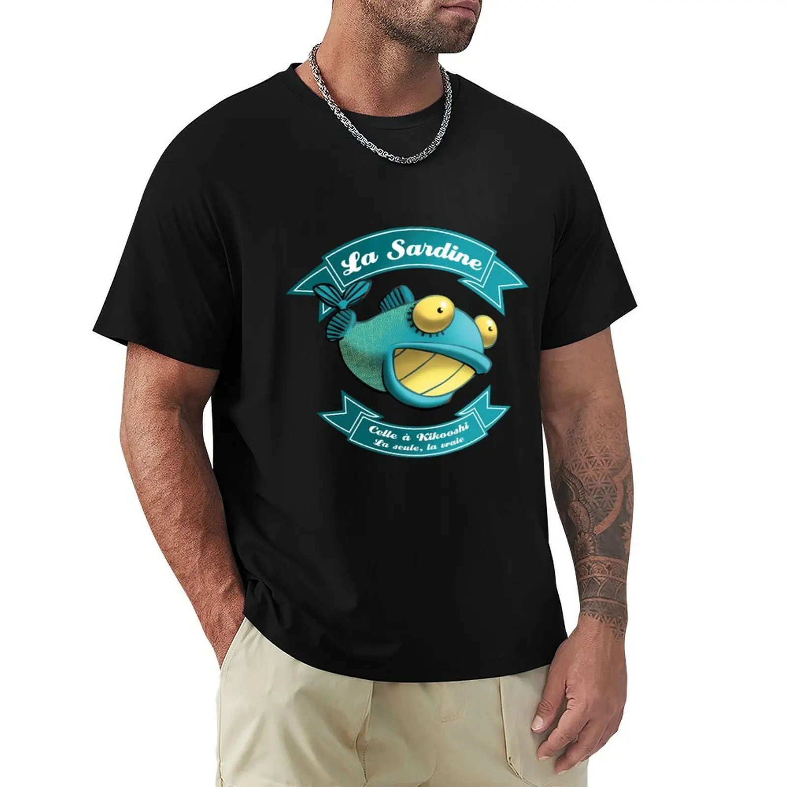 

Sardine in Kikooshi T-Shirt Halloween Theme T-Shirt