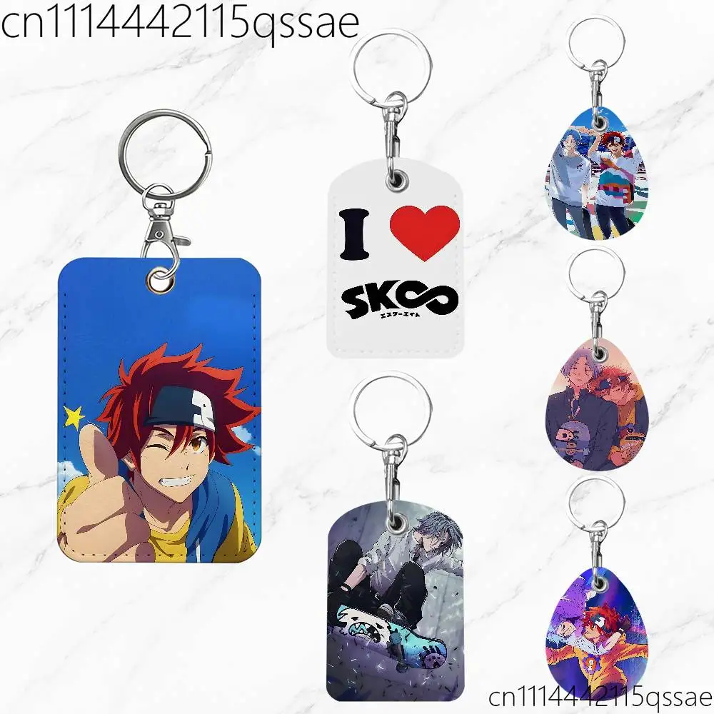 SK8 The I-Infinity For AirTag Case Card Sleeve Holder ID Credit Bank Access Keychain For Air Tag Shell