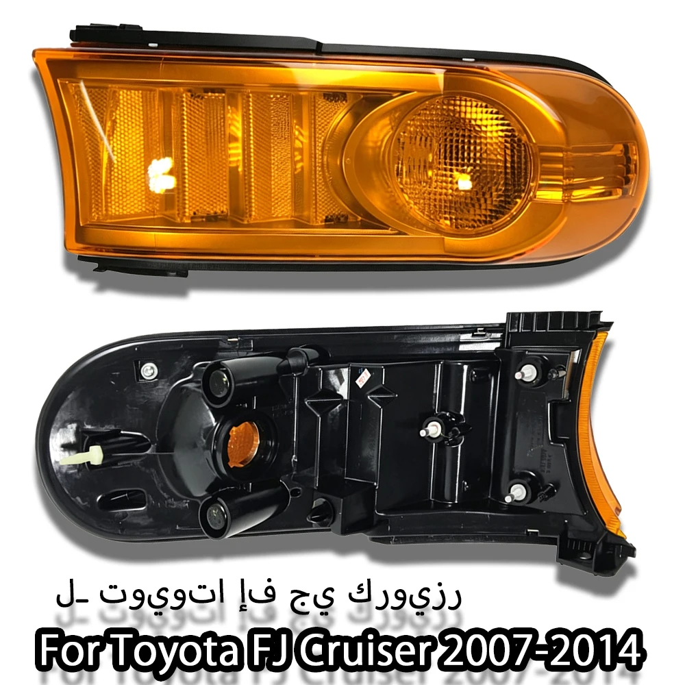 Side Marker Lamp Fit For Toyota FJ Cruiser 2007-2014 Front Corner Turn Signal Light Indicator Lamp Without Bulbs Car Accessories