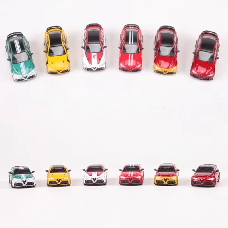 SHADOW/DCT 1:64 Scale Romeo Giulia GTAm Car Alloy Car Model Ornament Souvenir Display Collection Hobby Gift