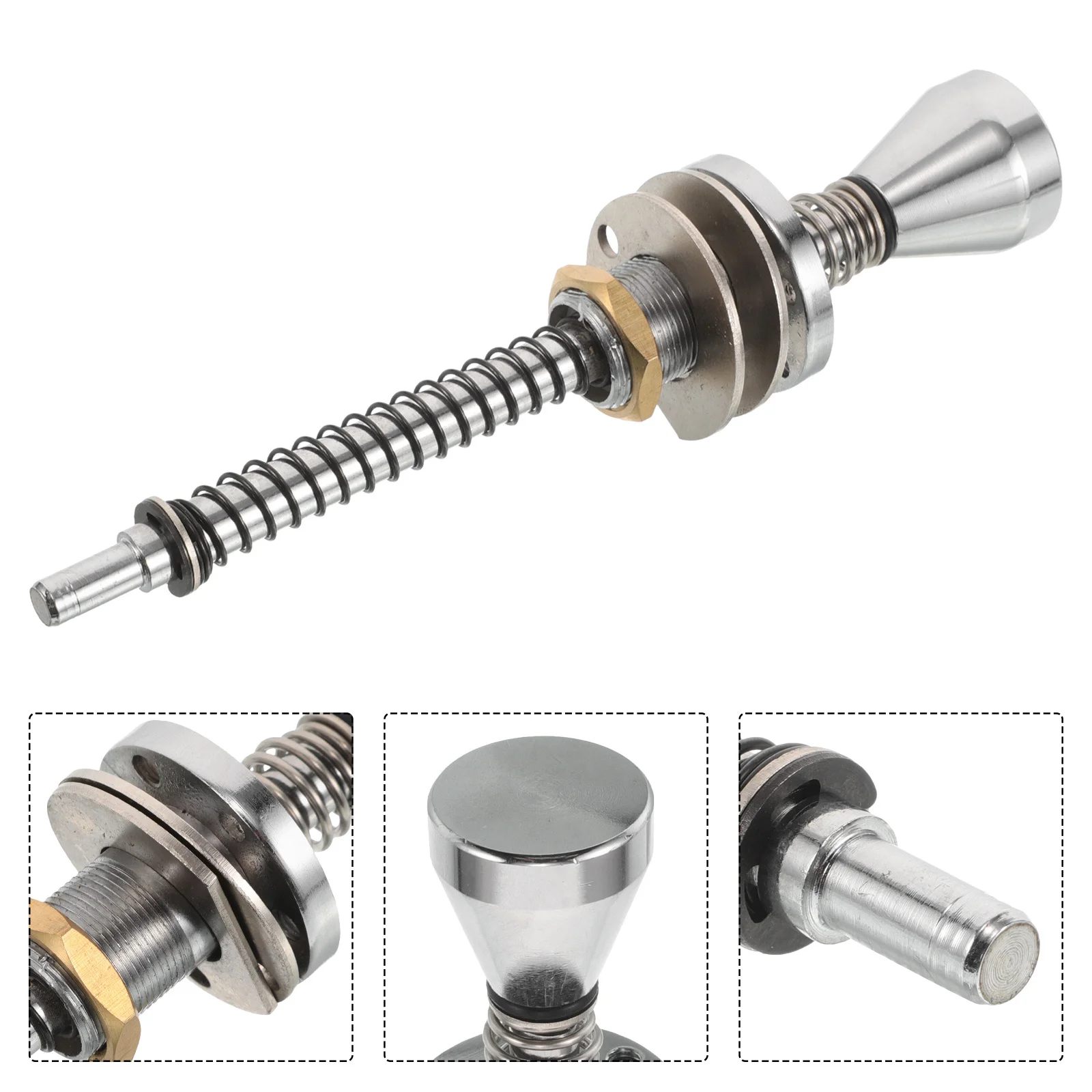 

Loaded Spring Alloy Pinball Shooter Rod Large Game Machine Accessory Universal Pull Shooter for Arcade Pinball Machine Parts