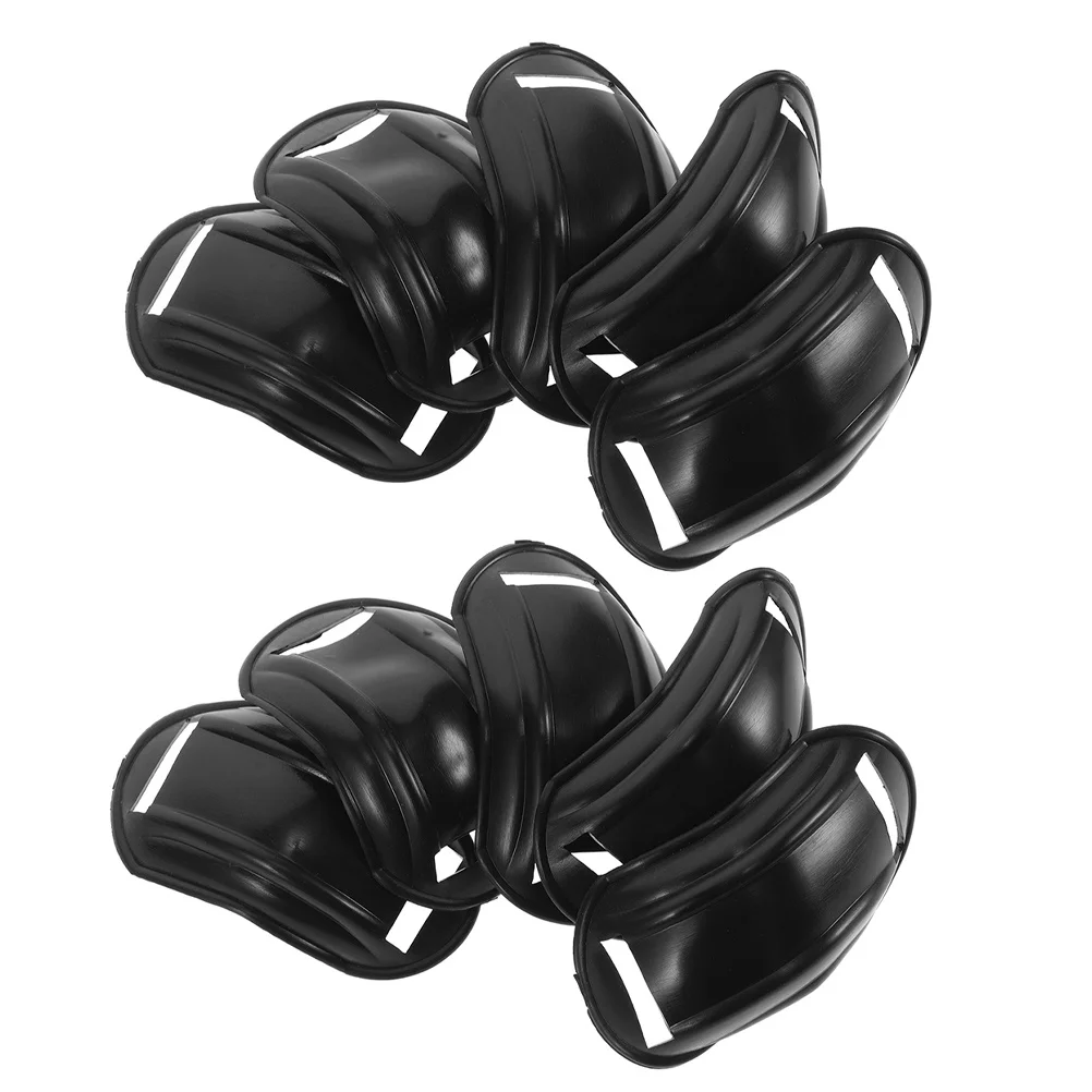 

10Pcs Protective Chin Pads for Motorcycle Comfortable Reusable Plastic Liner with Anti-Slip Texture Fits Bike Ski Helmets