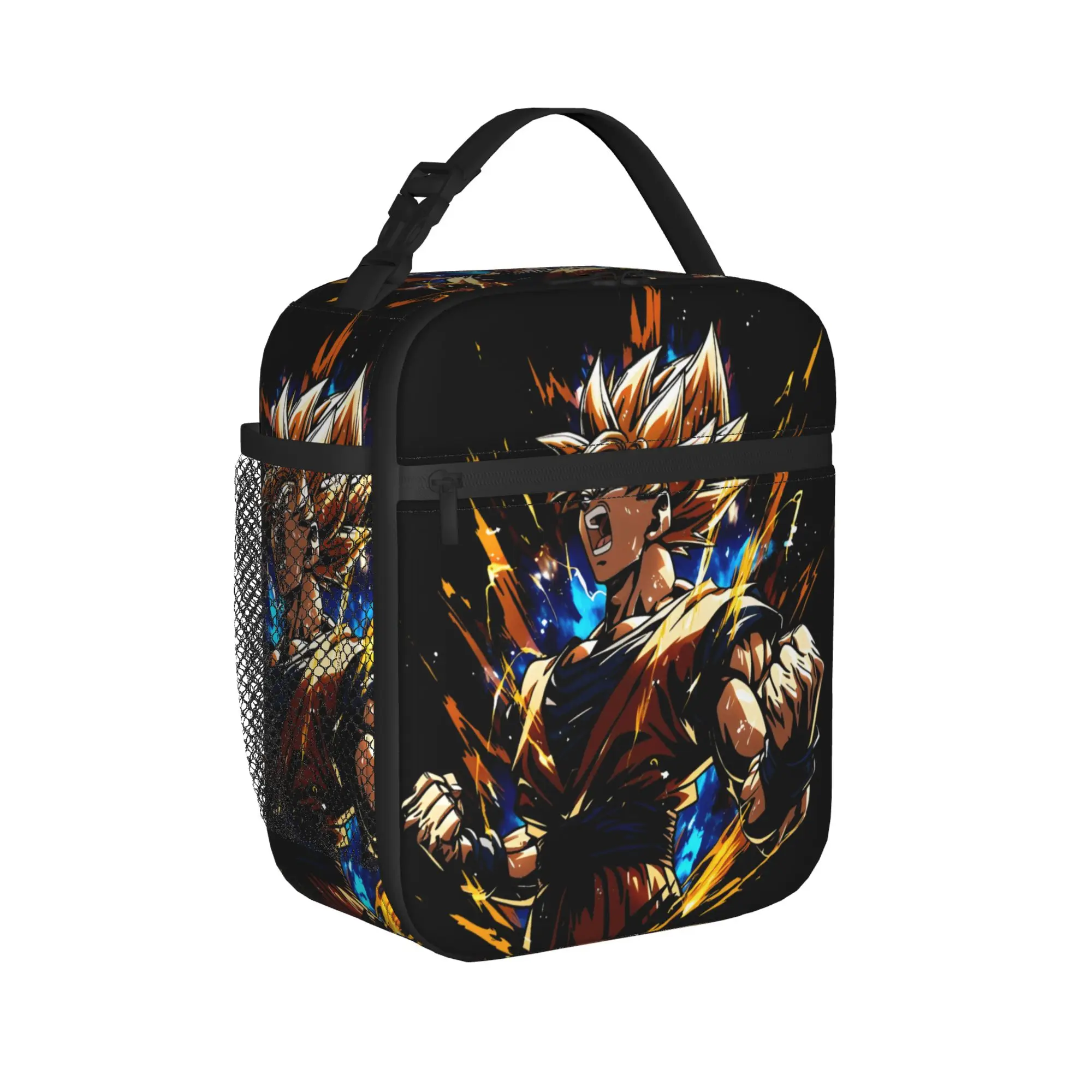 Dragons Balls Lunch Bag Son Goku  Portable Lunch Box Girls Outdoor Picnic Designer Cooler Bag Casual Waterproof Tote Food Bags