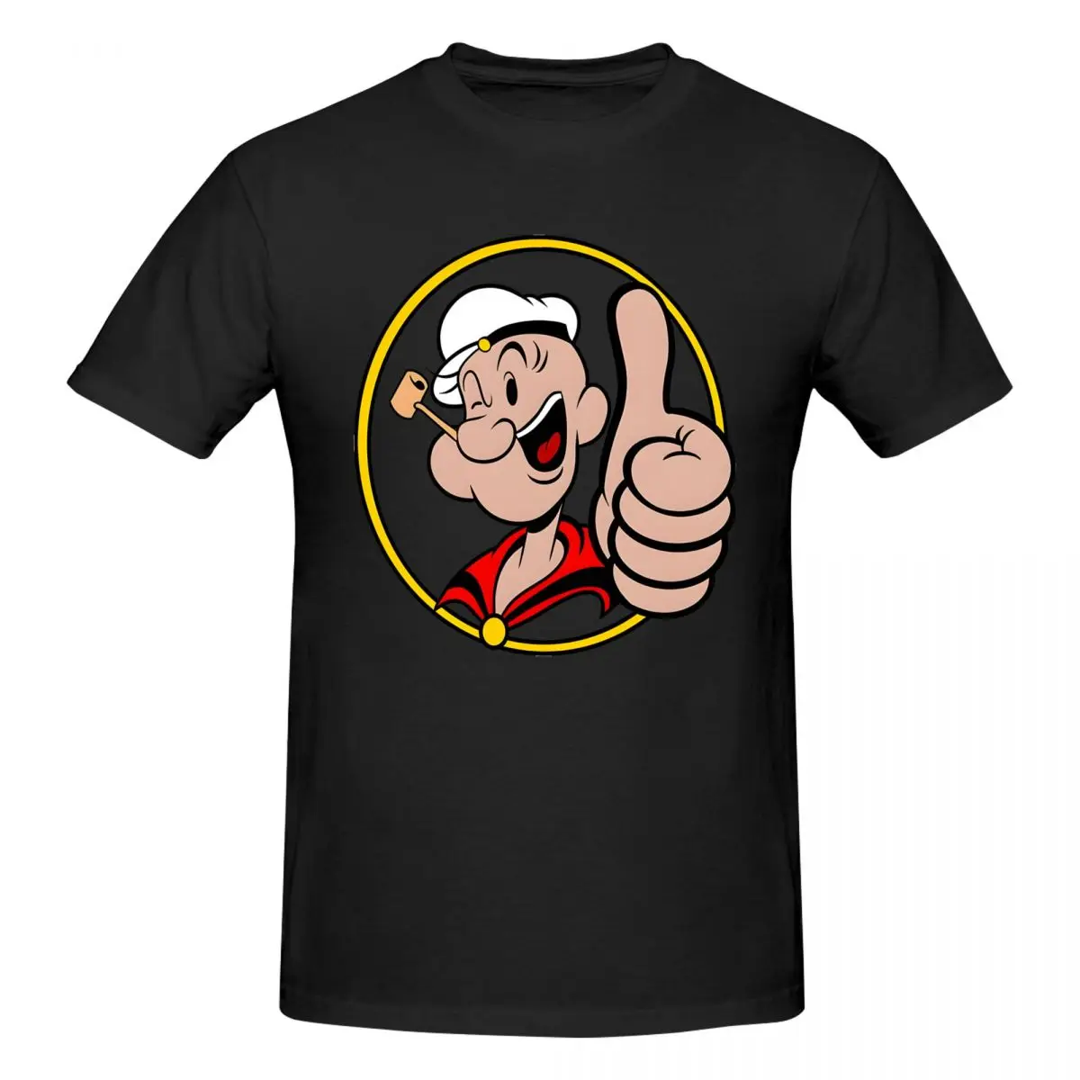 Maglietta buona da uomo P-Popeye 100% cotone top per il tempo libero manica corta O collo T-Shirt Idea regalo T-Shirt