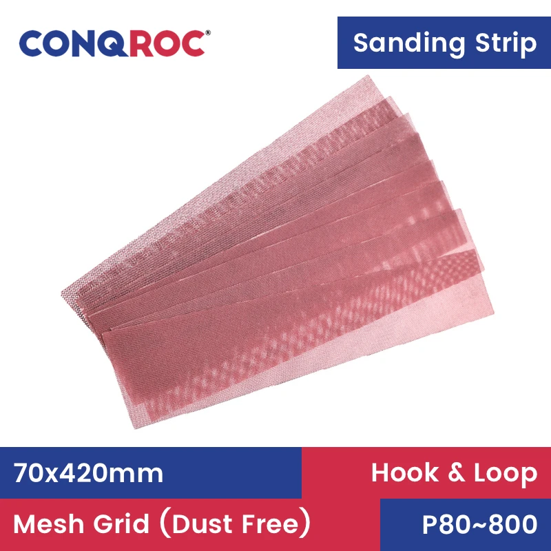 50-piece-70x420mm-long-sanding-strips-aluminum-oxide-dust-free-mesh-grid-sanding-papers-hook-and-loop-grit-p80~800