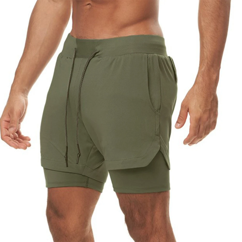 

Fitness Shorts Men Sports Shorts Fitness Shorts With Pocket Men Running Shorts Regular Length Breathable Running Shorts