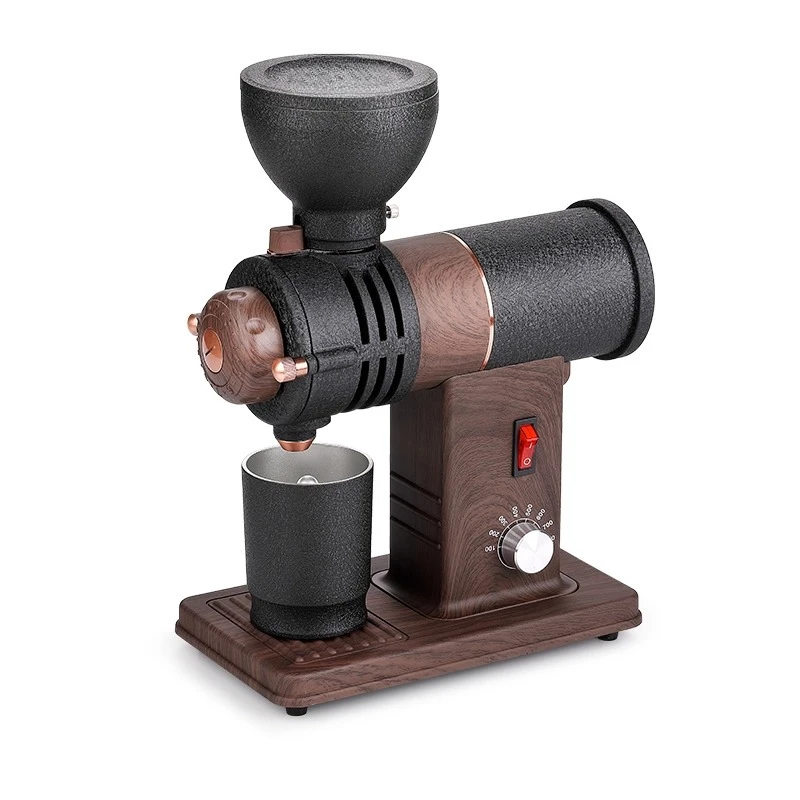 Bean grinder electric flat knife small Fuji hand brew coffee bean flour grinder fellow