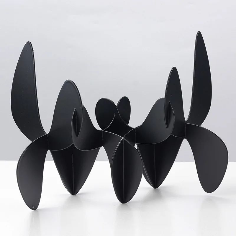 Art staggered insert ornament creative modern simple home entrance model house soft geometry abstract soft decoration jewelry