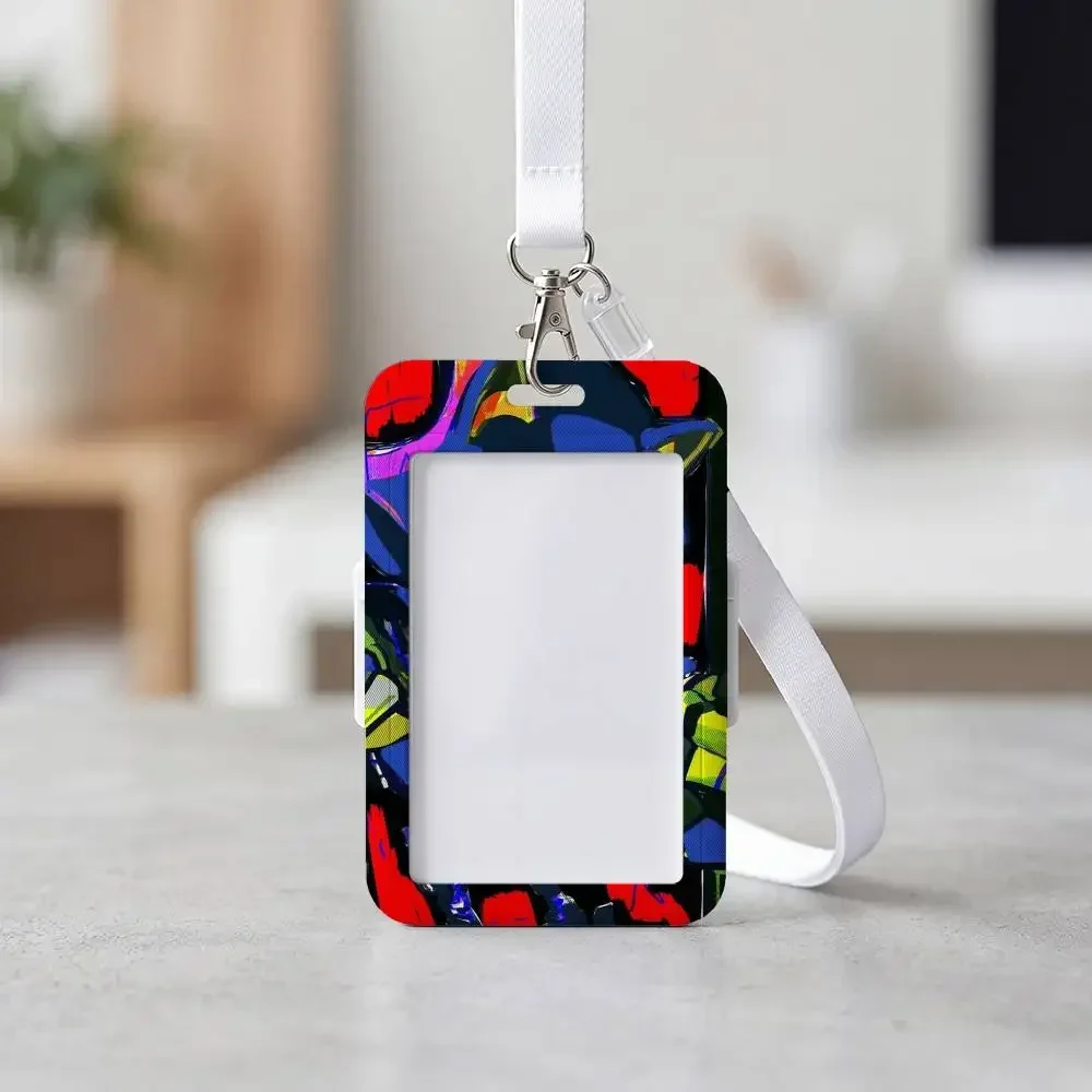 Cartoon Sonic Character Game Portable Office Staff Badge Card Cover Lanyard Card Case - view 5