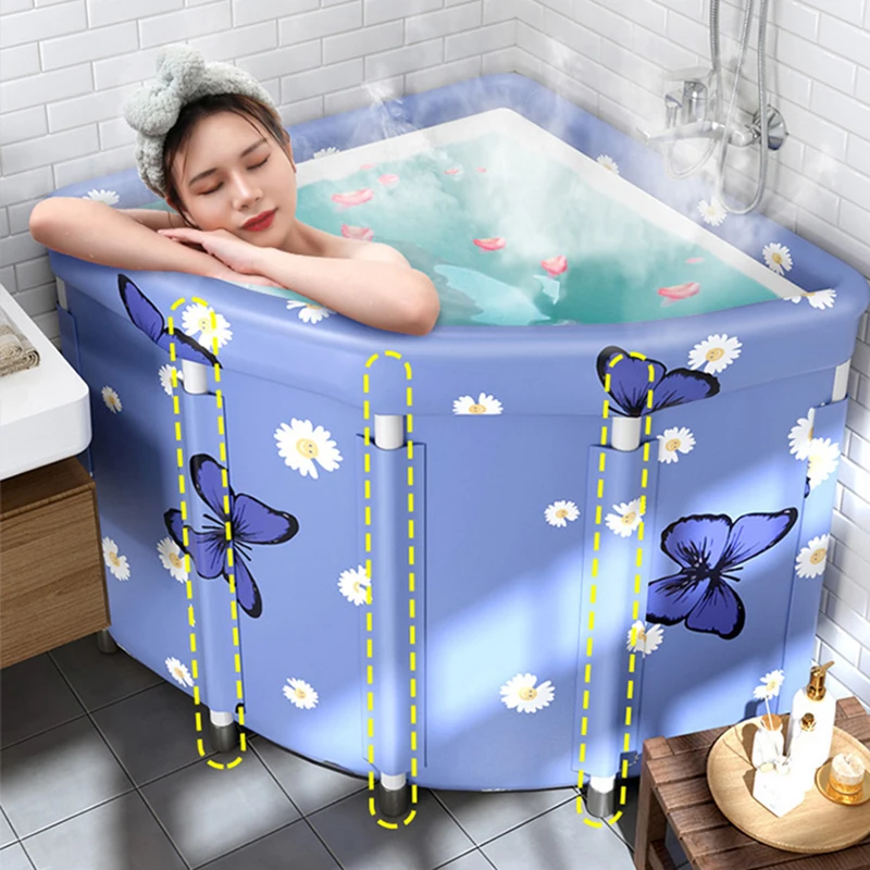 

Bath Adults Inflatable Bathtubs Portable Cold Plunge Tub Hydromassager for Feet Cold Plunge Tub Foot Bath Bucket DX50YTDX50YT