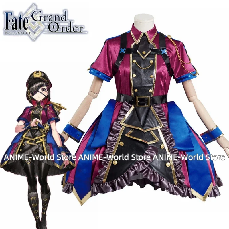 

Anime Game Fate Grand Order FGO - Mysterious Ranmaru X Cosplay Costume Dress Outfits Halloween Carnival Suit