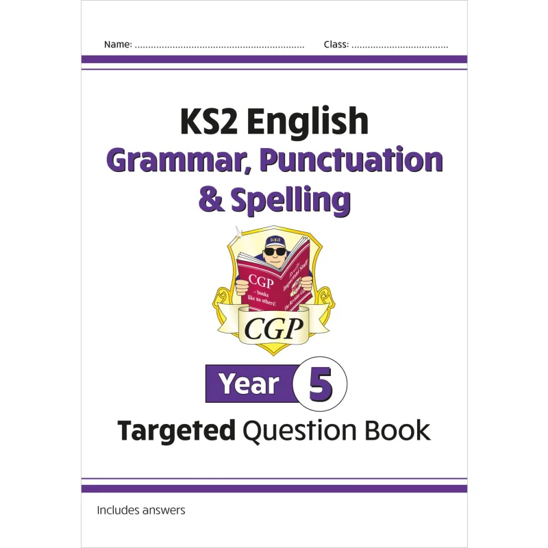 

KS2 Книга вопросов по английскому языку, грамматика, пунктуация, правописание, год 5, книги CGP, координация группы, публикации 9781782941330