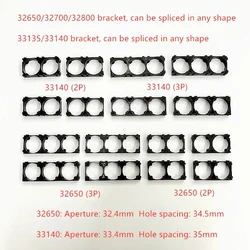 10PCS 32650 e 33140 staffa per batteria al litio combinazione fissa con fibbia di giunzione sede di collegamento cilindrica della cella della batteria