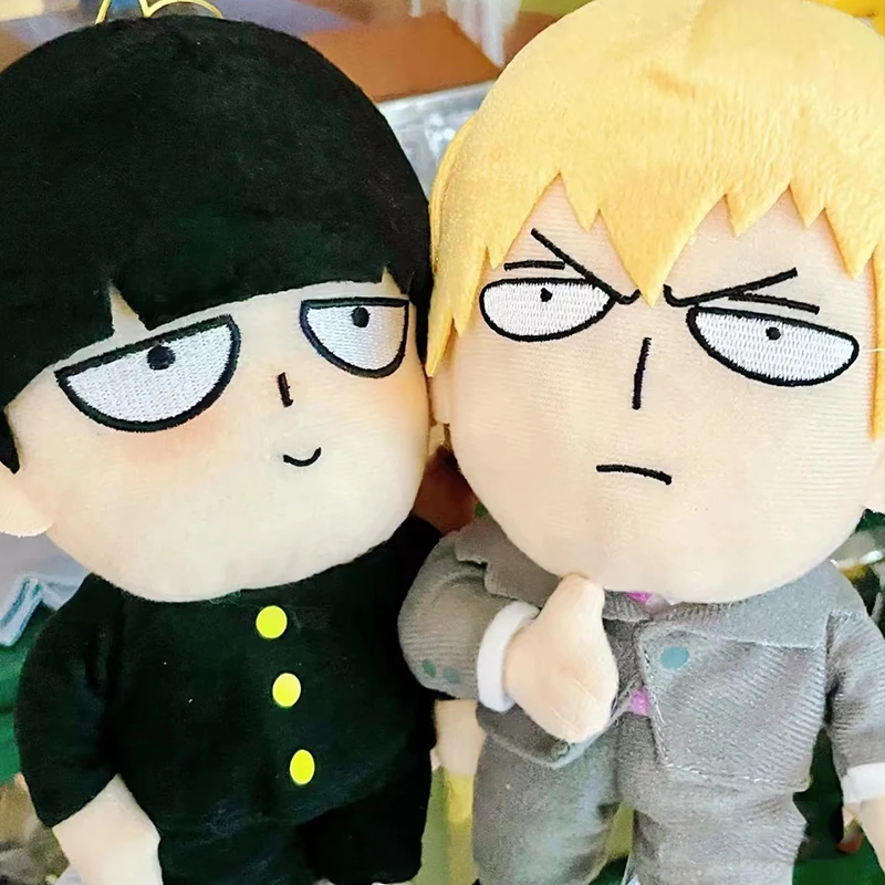 

In Stock Shigeo Kageyama Cotton Doll Mob Psycho 100 Anime Peripherals Plush Toys Anime Cute Birthday Gift Fans Desktop Ornament