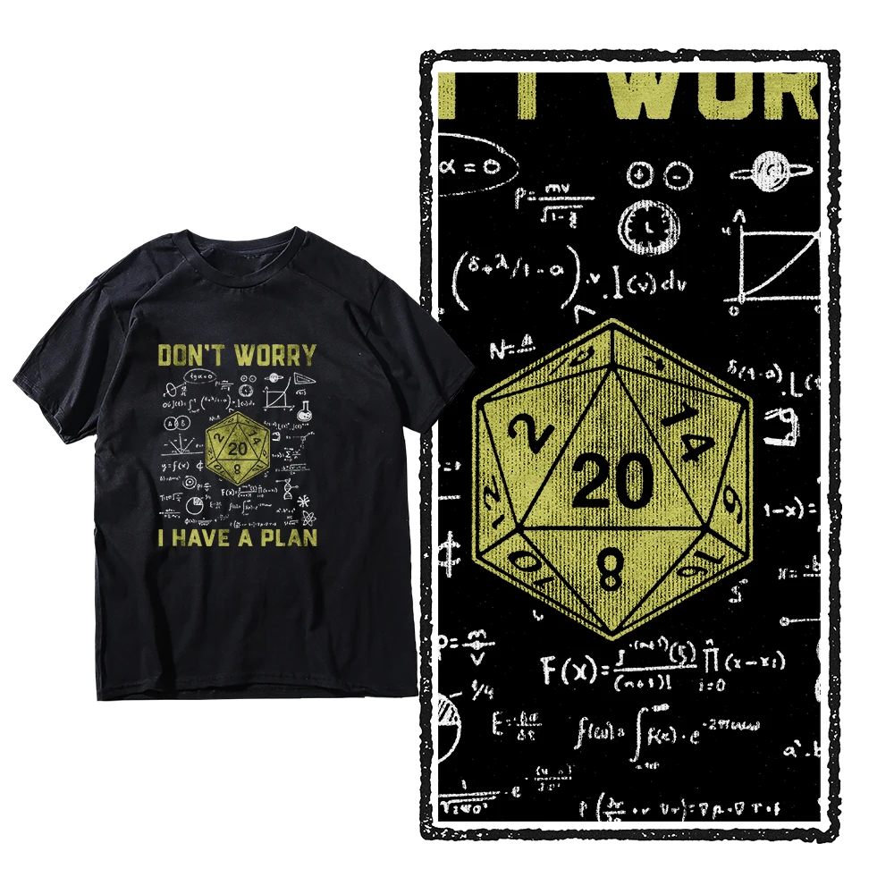 Novelty Dungeon Dragon T Shirts Graphic Streetwear Short Sleeve I Have A Plan D20 Dice Role Playing Game DnD T-shirt Men