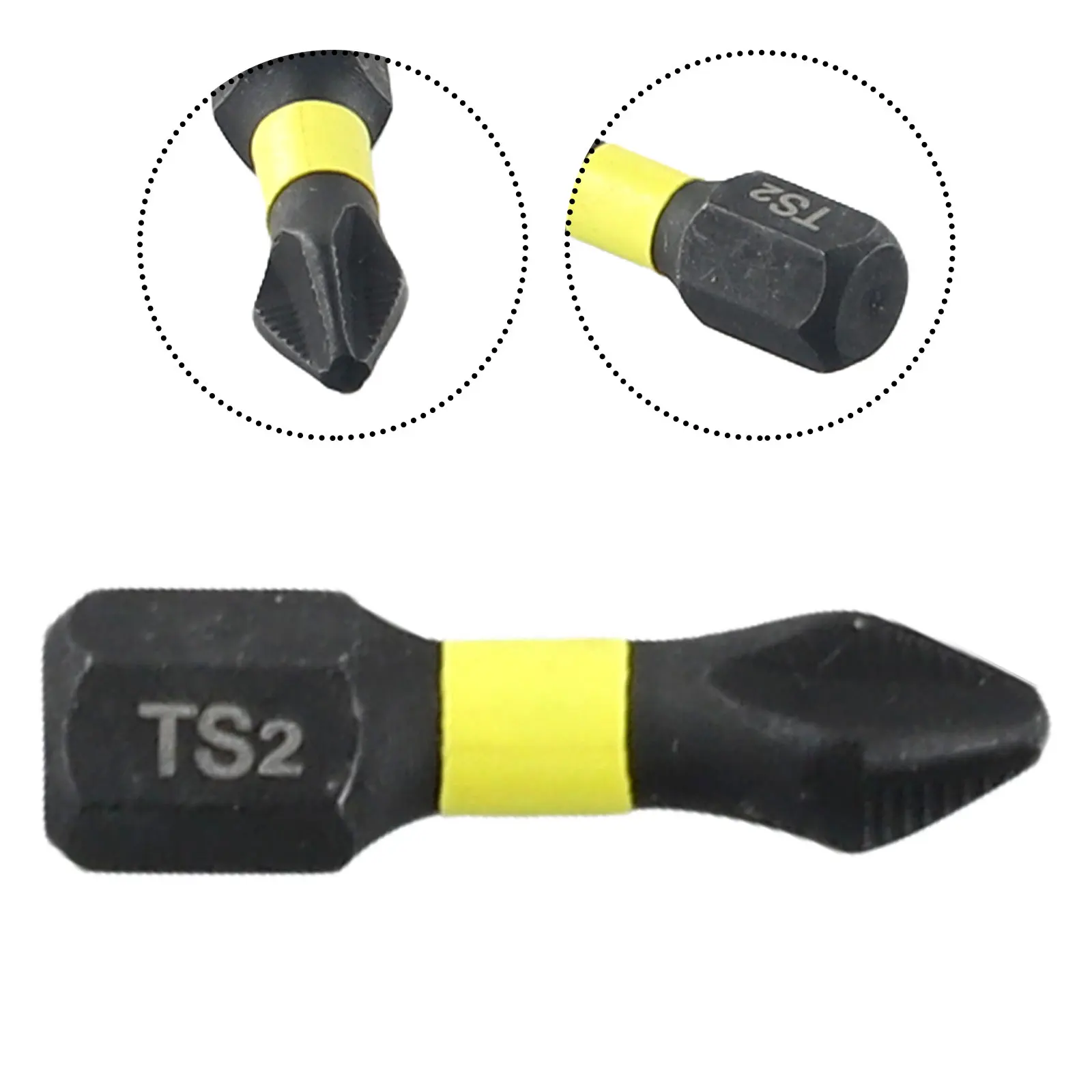 마그네틱 합금강 미끄럼 방지 배치 헤드 PH2 크로스 스크루 드라이버 육각 생크, 충전식 드릴 전기 핸드 드릴용, 25-150mm