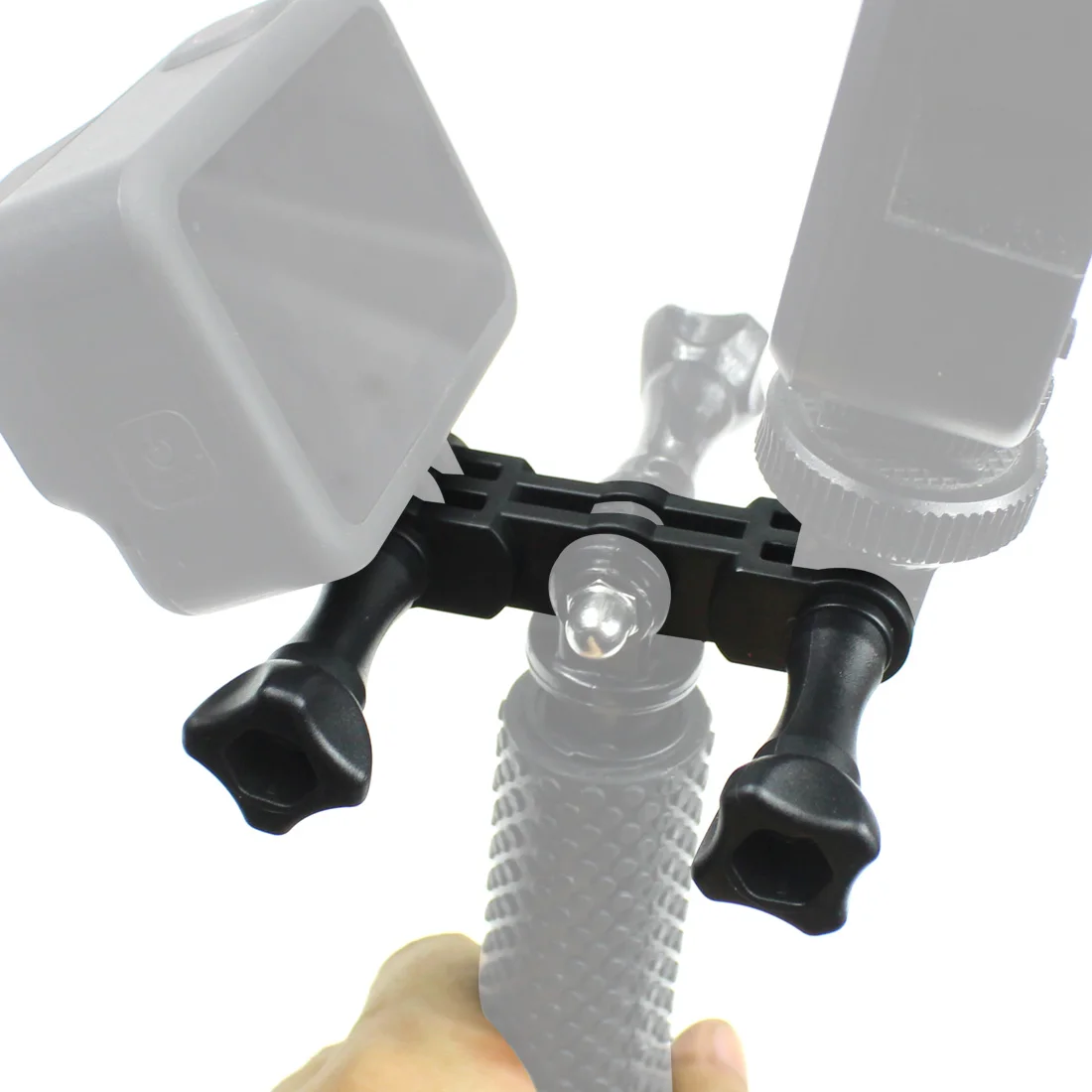 Doppelter Dual-Halterungs-Stativhalter, Sportkamera-Griff mit Schraubmontage-Adapter für Gopro Hero 13 12, für DJI Osmo Action-Kamera – Detail 23