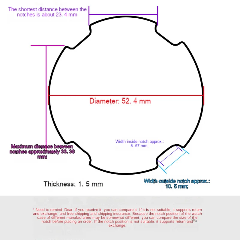 عدسات زجاجية معدنية للديزل Wctch ، قطع غيار سطح المرآة ، DZ7370 ، DZ7395 ، DZ7396 ، DZ7333 ، DZ7313 ، DZ4413 ، DZ7406