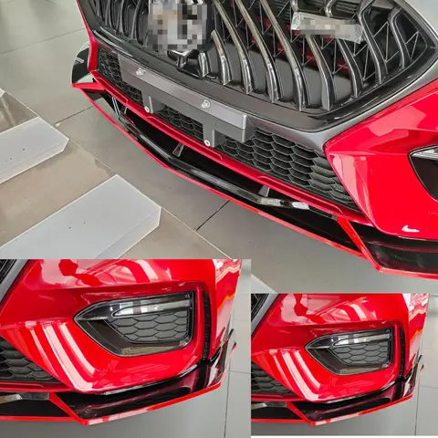 Front Skirts for Morris Garages 6 Splitter Car Body Kit MG6 2020 2021 Bumper Lip Spoiler Accessories Transform Style 8 best sales mg6 body kit - №1