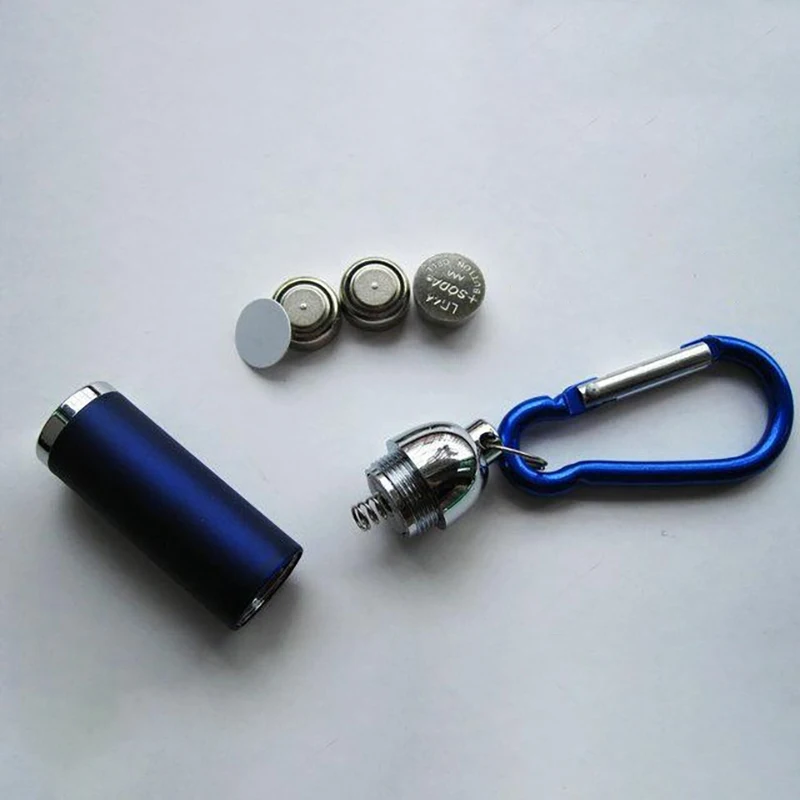Flashlight Keychain Portable Led Mini Light With Battery Key Rings Hiking Camping Emergency Flashlight Outdoor Light Key Chains
